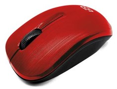 (1015304) Мышь Оклик 525MW черный/красный оптическая (1000dpi) беспроводная USB для ноутбука (3but) 1090720
