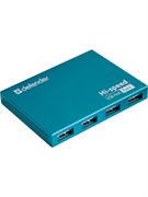 (1016458) Универсальный USB разветвитель Defender Septima Slim USB2.0, 7портов,блок питания2A