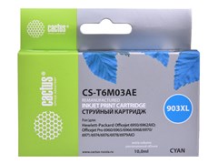 (1017157) Картридж струйный Cactus №903XL CS-T6M03AE голубой (10мл) для HP OJP 6950/6960/6970