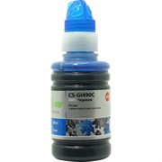 (1018044) Чернила Cactus CS-GI490C голубой 100мл для Canon Pixma G1400/G2400/G3400