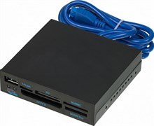 (1018120) Устройство чтения карт памяти USB3.0 GL3233 SuperSpeed ALL-in-ONE черный