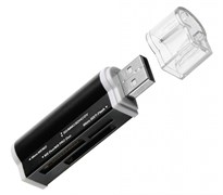 (1018879) Устройство чтения карт памяти USB2.0 Buro BU-CR-3101 черный