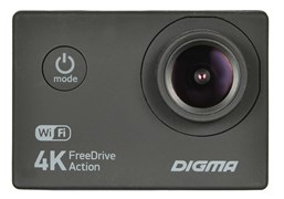 (1018898) Видеорегистратор Digma FreeDrive Action 4K WiFi черный 8Mpix 2160x3840 2160p 150гр. Allwinner V3