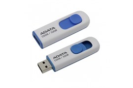(1038074) Флеш Диск A-Data 32GB Classic C008 AC008-32G-RWE USB2.0 белый/синий