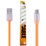 (1019119) USB кабель micro REMAX Colourful RC-005m (1m) orange USB кабель micro REMAX Colourful RC-005m (1m) orange