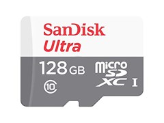 (1019249) Флеш карта microSDXC 128Gb Class10 Sandisk SDSQUNS-128G-GN6MN Ultra 80 w/o adapter SDSQUNS-128G-GN6MN