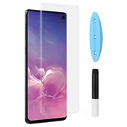 (1016471) Стекло защитное UV 3D Full Glue для Samsung Galaxy S10+ с UV-лампой в комплекте