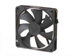 (1019374) Вентилятор Gembird, 140x140x25, гидрод., тихий, 3 pin/4pin Molex, провод 40 см