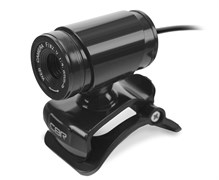 (1019358) CBR CW 830M Black, Веб-камера с матрицей 0,3 МП, разрешение видео 640х480, USB 2.0, встроенный микрофон, ручная фокусировка, крепление на мониторе, длина кабеля 1,4 м, цвет чёрный