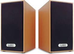(1019788) CBR CMS 635 Brown, Акустическая система 2.0, питание USB, 2х3 Вт (6 Вт RMS), материал корпуса MDF, 3.5 мм линейный стереовход, регул. громк., длина кабеля 1 м, цвет светло-коричневый