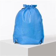(1020882) Сумка мешок для обуви флизелин , 35*40см, на шнурке, синий 169312