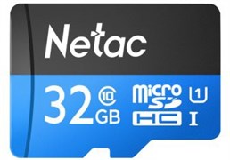(1021996) Флеш карта microSDHC 32GB Netac P500 <NT02P500STN-032G-S>  (без SD адаптера) 80MB/s