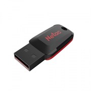 (1021993) Флеш Диск Netac U197 32Gb <NT03U197N-032G-20BK>, USB2.0, пластиковая, черная