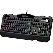 (1023467) Проводная игровая клавиатура Butcher GK-193DL RU,RGB подсветка, 9 режимов DEFENDER