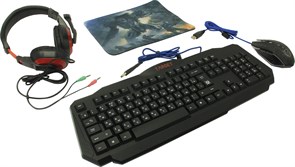 (1023888) Игровой набор Target MKP-350 мышь+клавиатура+гарнитура+ков. DEFENDER