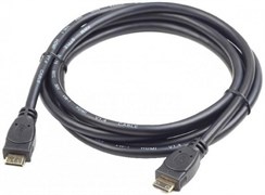 (1023865) Кабель miniHDMI-miniHDMI Cablexpert, v2.0, 19M/19M, 1.8м, черный, позол.разъемы,