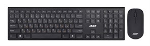 (1022267) Клавиатура + мышь Acer OKR030 клав:черный мышь:черный USB беспроводная slim