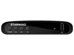 (1024580) Ресивер DVB-T2 Starwind CT-100 черный