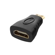 (1025626) Переходник HDMI <-> miniHDMI Cablexpert 19F/19M, золотые разъемы, пакет