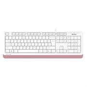 (1026420) Клавиатура A4Tech Fstyler FK10 белый/розовый USB FK10 PINK
