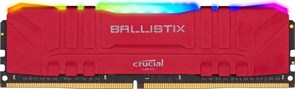 (1026502) Память DDR 4 DIMM 8Gb PC25600, 3200Mhz, Crucial Ballistix Red RGB (BL8G32C16U4RL)