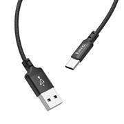 (1027020) Кабель USB - Type-C HOCO X14 1m в оплетке Black