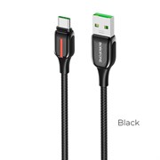 (1027014) Кабель USB - Type-C BOROFONE BU14 1.2m в оплетке Black