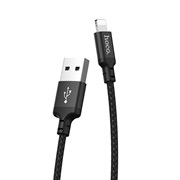 (1026992) Кабель USB - lightning HOCO X14 1 m в оплетке Black 6957531062820