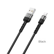 (1026984) Кабель USB - lightning BOROFONE BX34 1 m в оплетке Black