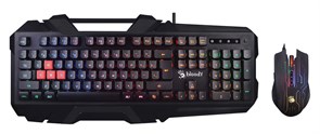 (1027114) Клавиатура + мышь A4Tech Bloody B2500 клав:черный мышь:черный USB LED B2500 ( B150N+ N81 ) USB/BLACK
