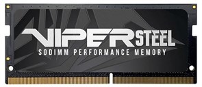 (1027489) Модуль памяти SO-DIMM DDR 4 DIMM 16Gb PC19200, 2400Mhz, PATRIOT Viper Steel (PVS416G240C5S) (retail)