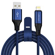 (1022687) Кабель Crown USB - Lightning CMCU-3103L blue