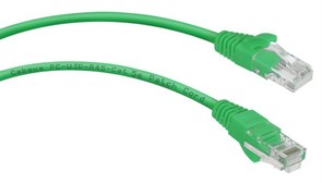 (1027602) Bion Патч корд UTP кат.5e CCA, 3м, зеленый [BCL-PP12-3M/G]