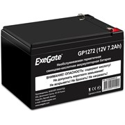 (1027724) Exegate EX282964RUS Аккумуляторная батарея GP1272 (12V 7.2Ah 1227W, клеммы F2)