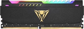 (1026506) Память DDR 4 DIMM 16Gb PC25600, 3200Mhz, CL18, PATRIOT Viper Steel RGB (PVSR416G320C8) (retail)