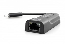 (1028472) Сетевой адаптер Ethernet Gembird NIC-U6 Type C - Fast Ethernet adapter