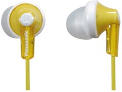 (1028980) Наушники вкладыши Panasonic RP-HJE118GU 1.1м белый/желтый проводные (RP-HJE118GUY)