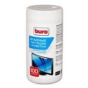 (1028986) Салфетки Buro BU-Tscrl для экранов ЭЛТ мониторов/плазменных/ЖК телевизоров/мониторов с покрытием из  BU-TSCRL