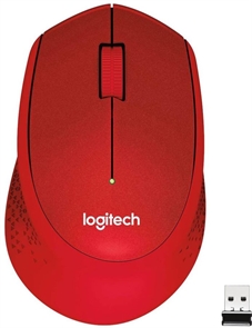 {{photo.Alt || photo.Description || '(1029666) Мышь Logitech M330 красный оптическая (1000dpi) silent беспроводная USB (2but) 910-004911'}}