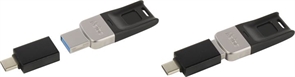 (1029723) Флеш-накопитель NeTac Флеш-накопитель Netac US1 USB3.0 AES 256-bit Fingerprint Encryption Drive 32GB NT03US1F-032G-30BK