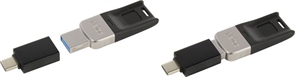 (1029724) Флеш-накопитель NeTac Флеш-накопитель Netac US1 USB3.0 AES 256-bit Fingerprint Encryption Drive 64GB