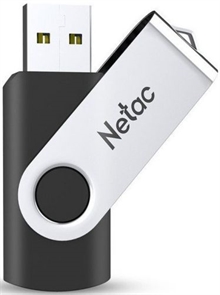 (1038172) Флеш Диск Netac 64GB U505 NT03U505N-064G-20BK USB2.0 черный/серебристый NT03U505N-064G-20BK