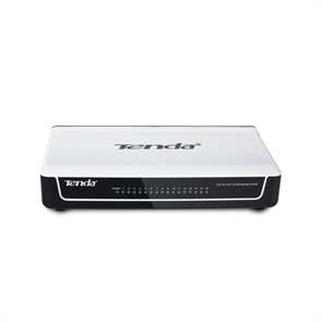 {{photo.Alt || photo.Description || '(1030098) Tenda Настольный коммутатор – 16 портов 10/100M Fast Ethernet, 16 портов 10/100M RJ45, пластиковый корпус, постоянный ток 9В / 1A'}}