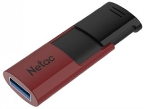 (1038164) Флеш Диск Netac 128GB U182 NT03U182N-128G-30RE USB3.0 красный/черный