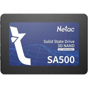 (1030490) Твердотельный накопитель SSD 2.5" Netac 960Gb SA500 Series <NT01SA500-960-S3X> Retail (SATA3, up to 530/475MBs, 3D NAND, 480TBW, 7mm) NT01SA500-960-S3X