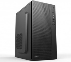 (1030704) CBR PCC-MATX-MX08-WPSU Корпус mATX Minitower MX08, без БП, 2*USB 2.0, HD Audio+Mic, Black