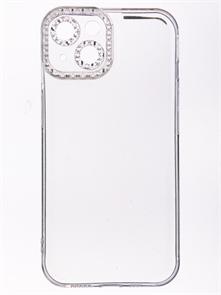 (1030940) Накладка NNDM силиконовая Diamond Space для Apple iPhone 14 прозрачная