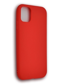 (1030942) Накладка NNDM силиконовая Soft Touch ультратонкая для Apple iPhone 11 красная