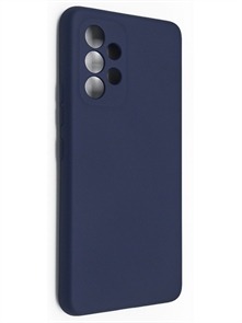 (1030862) Накладка NNDM Silicone Cover (с защитой камеры) для Samsung Galaxy A53 синяя