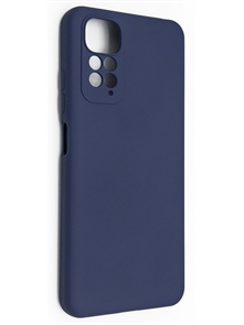 (1030876) Накладка NNDM Silicone Cover (с защитой камеры) для Xiaomi ReNNDMi Note 11/11S синяя